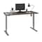 Bestar Bestar Upstand 30” x 60” Standing Desk in bark grey 175869-000047 - alternate 3